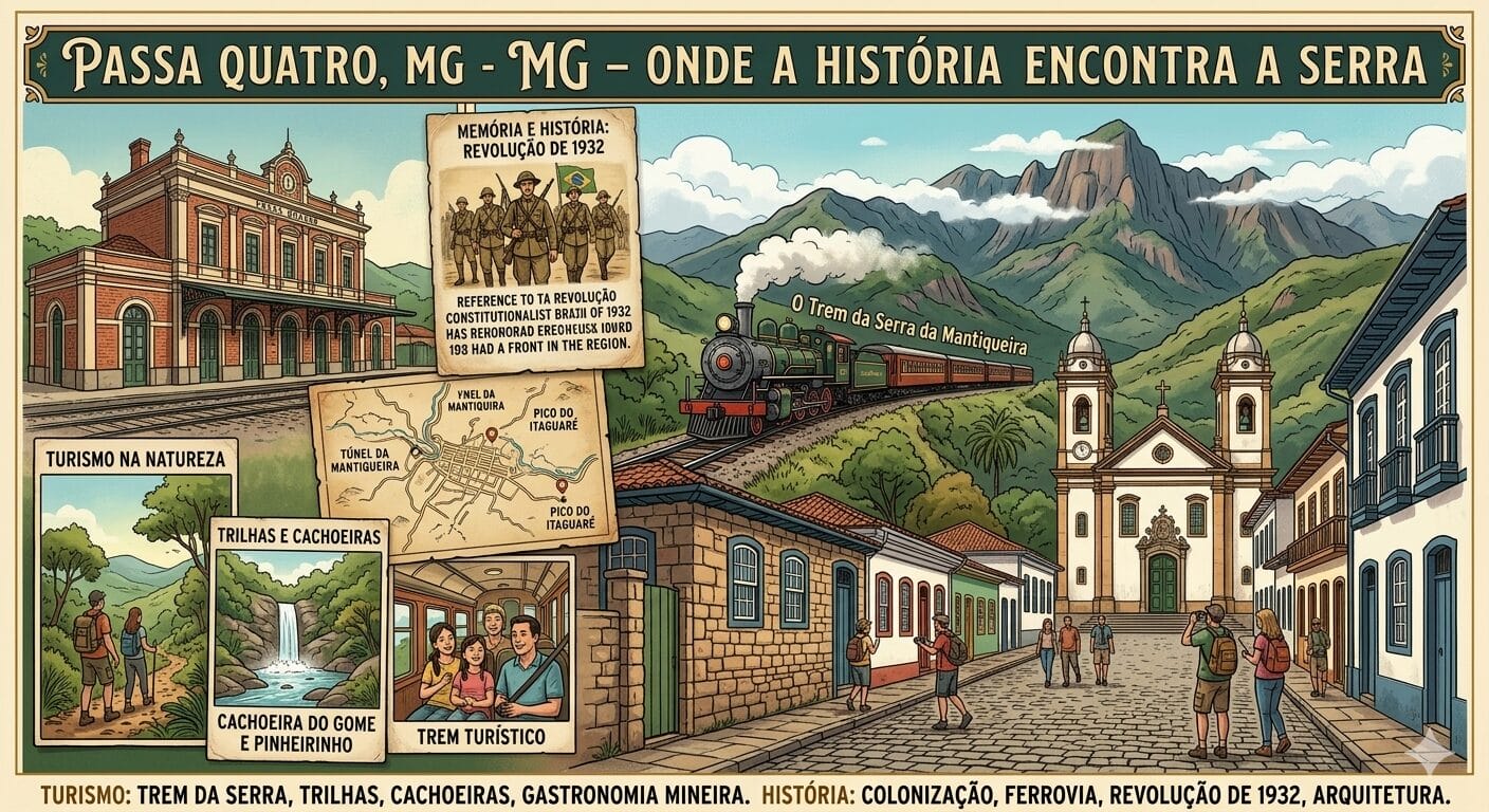 Turismo e História de Passa Quatro MG