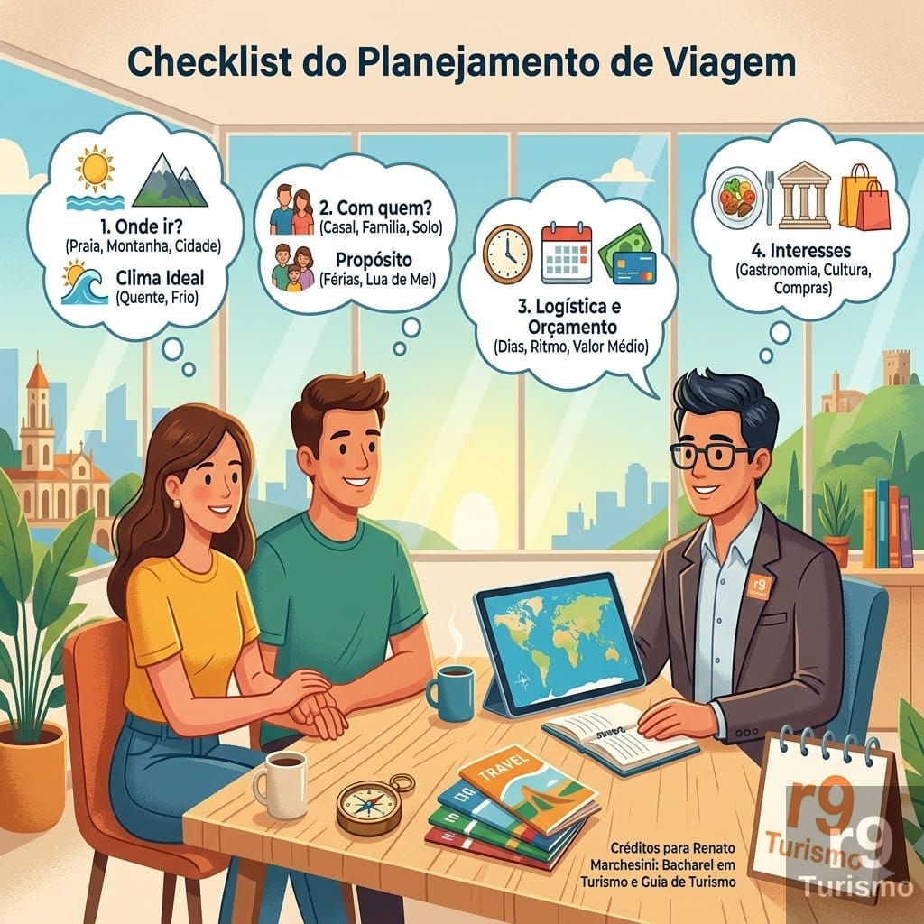 Como planejar uma viagem inesquecível: perguntas essenciais